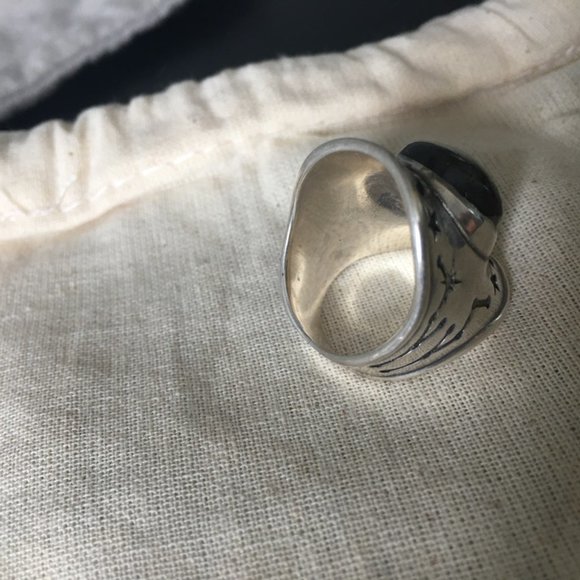 Pamela Love ring sterling silver with inlay - Picture 8 of 10